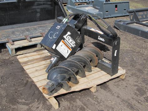 auger skid steer sale|skid steer mounted auger.